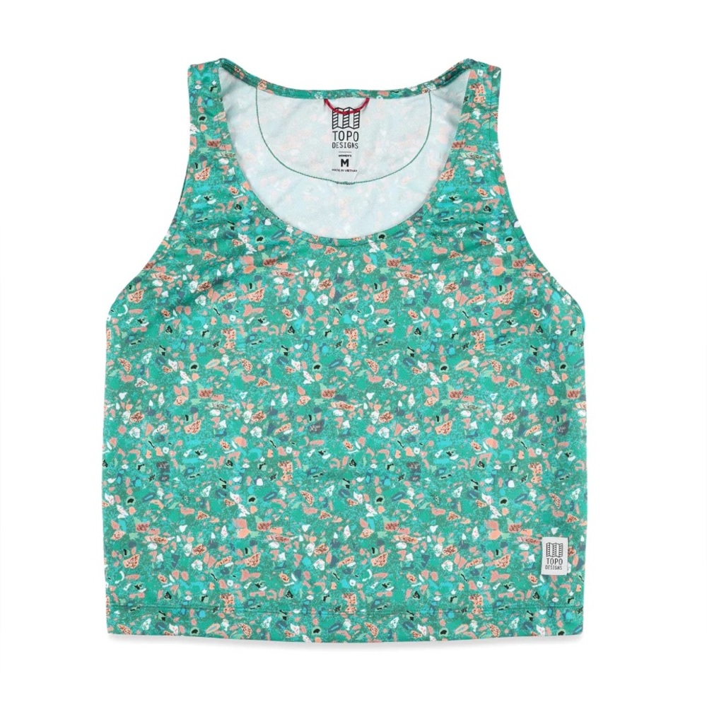 TOPO DESIGNS - Terrazzo River Tank in Turquoise
